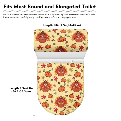 Christmas Toilet Lid and Tank Cover Set for Bathroom Decor Q334993