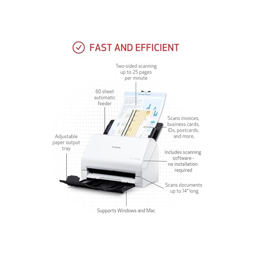 Office Document Scanner with Auto Document Feeder and Duplex Scanning Z145