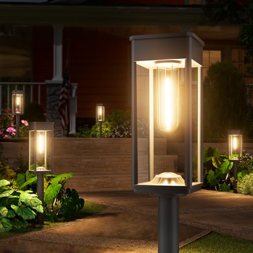 Solar Pathway Lights Outdoor, IP65 Waterproof, Auto On/Off Z346