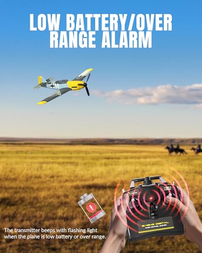 RC Plane 3 Channel Remote Control Airplane Fighter Toy, 2.4GHz 6-axis Gyro, Easy to Fly for Adults Kids Beginners Q215470