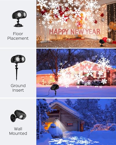 Christmas Projector Lights Outdoor with Remote Control A7993