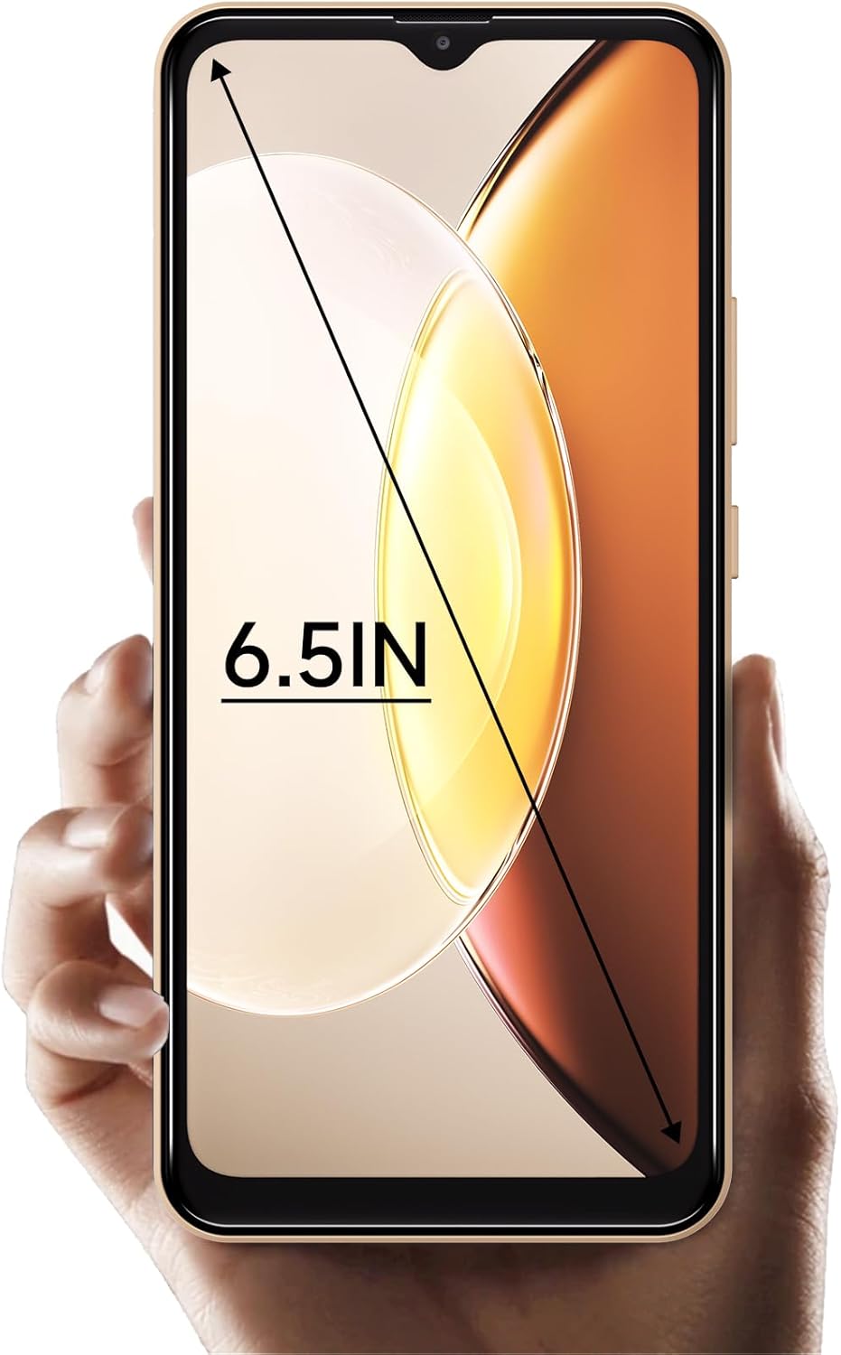 Unlocked 4G LTE Smartphone 6.5" HD+ Screen Dual SIM 4000mAh G1310