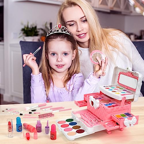 Washable Makeup Kit for Girls Pretend Play Toys D653624