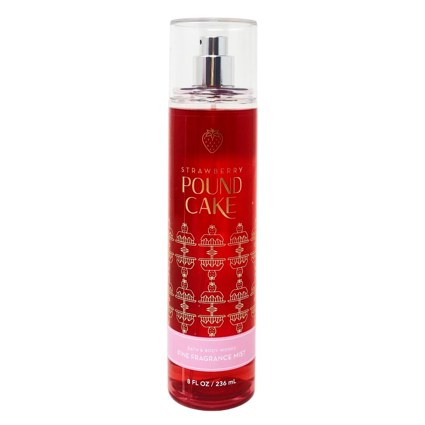 Strawberry Pound Cake 3 Piece Gift Set with Fragrance Mist, Shower Gel & Body Lotion I76117