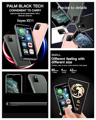 Mini Smartphone 3G Unlocked Android 6.0 Dual SIM 1GB RAM 8GB ROM U6876