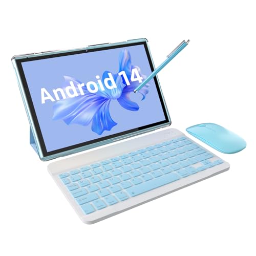 10 inch Android Tablet with Keyboard, Mouse, Stylus Pen and Case K7713
