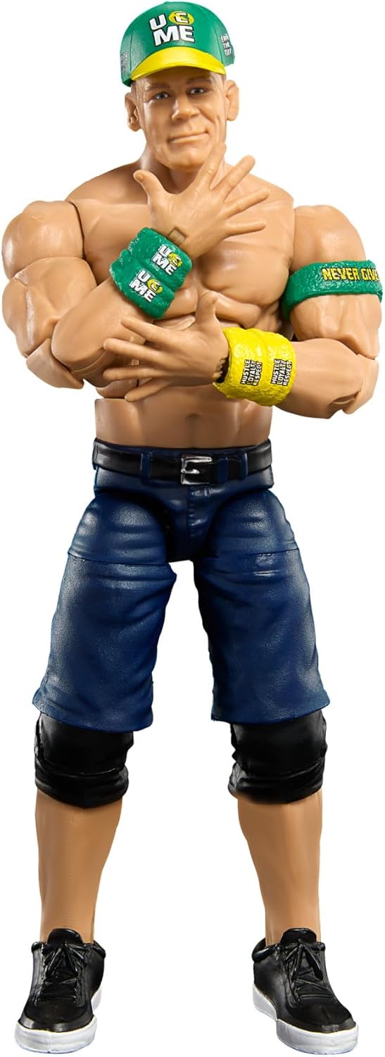 WWE Elite Action Figure & Accessories Set, 6-Inch Collectible with Swappable Hands G944
