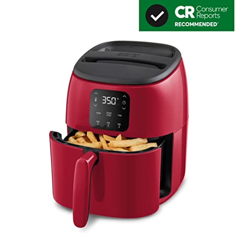 Electric Air Fryer Oven, 2.6 Qt., Grey, Compact Digital, 1000-Watt O882