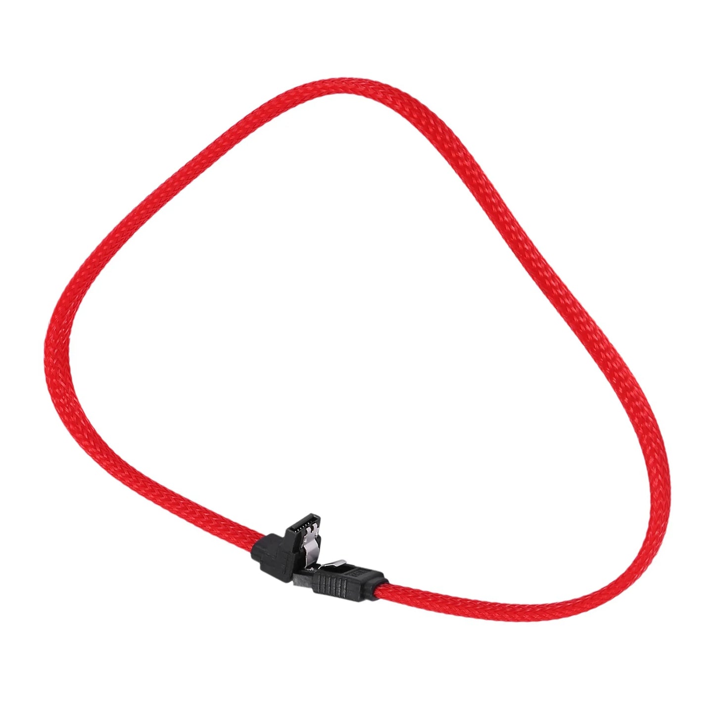 Right Angle SATA3 7Pin Data Cable 50CM Nylon Sleeved A1363