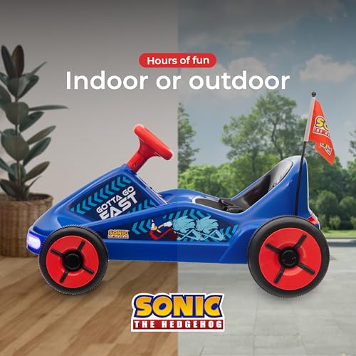 6V Electric Go Kart for Kids with Lights and Remote Control M7098