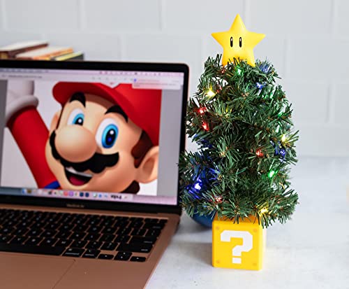 Super Mario Bros. LED USB-Powered Desktop Holiday Tree M646205