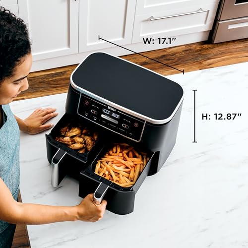 10QT 6-in-1 DualZone Air Fryer with 2 Independent Baskets X511450