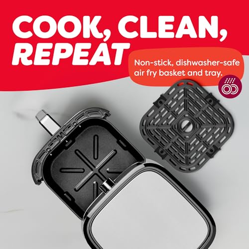 Air Fryer 4QT with 6-in-1 Functions, Stainless Steel B7840