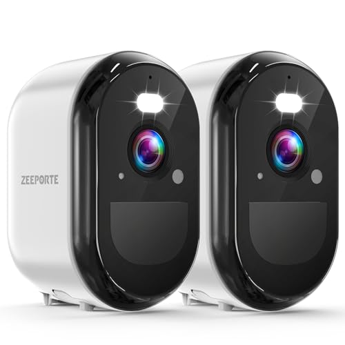 Wireless Security Cameras Outdoor, Battery Powered with AI Motion Detection, 2 Cameras K5569