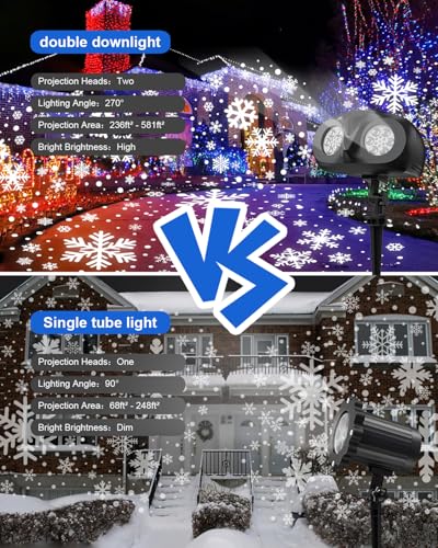 Laser Christmas Projector Lights Outdoor with Remote, Waterproof X1878