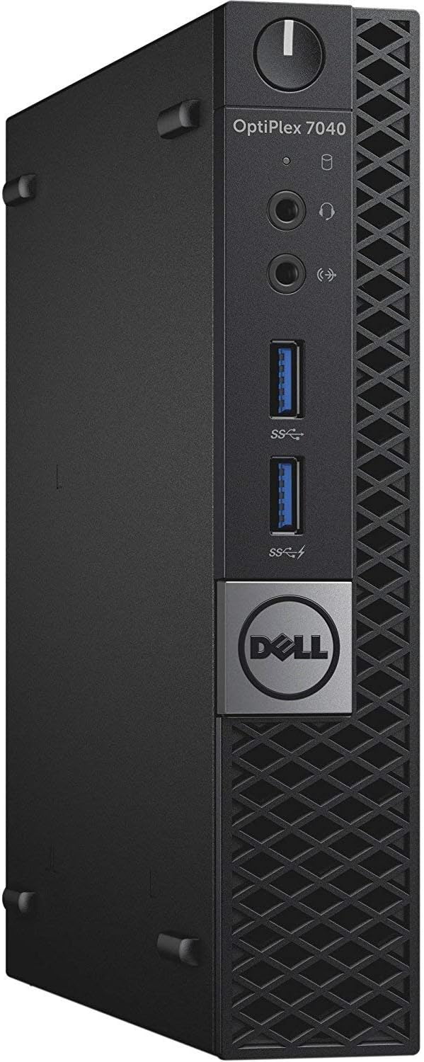 DELL OPTIPLEX 7040 6th Gen Micro Business Desktop Computer, Intel Quad Core i5 6400T up to 2.8GHz, 8G DDR4, 512G SSD, WiFi,HDMI, DP, Win 10 64-Bit Supports EN/ES/FR(CI5) (Renewed)