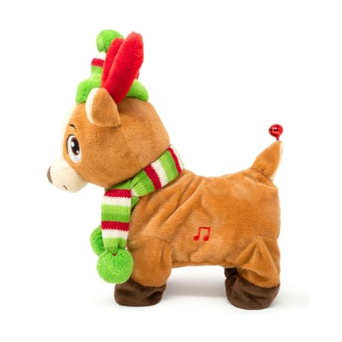 Farting Reindeer Plush Toy - 10 Inch Christmas Gift Y1638