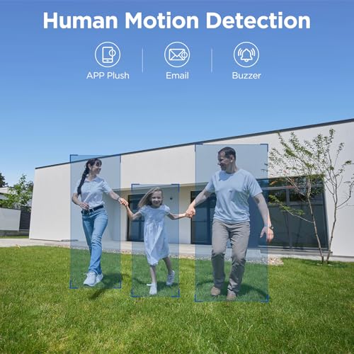 Wireless Security Camera System, 10CH NVR with 4 Cameras, 1TB HDD, Night Vision I1201