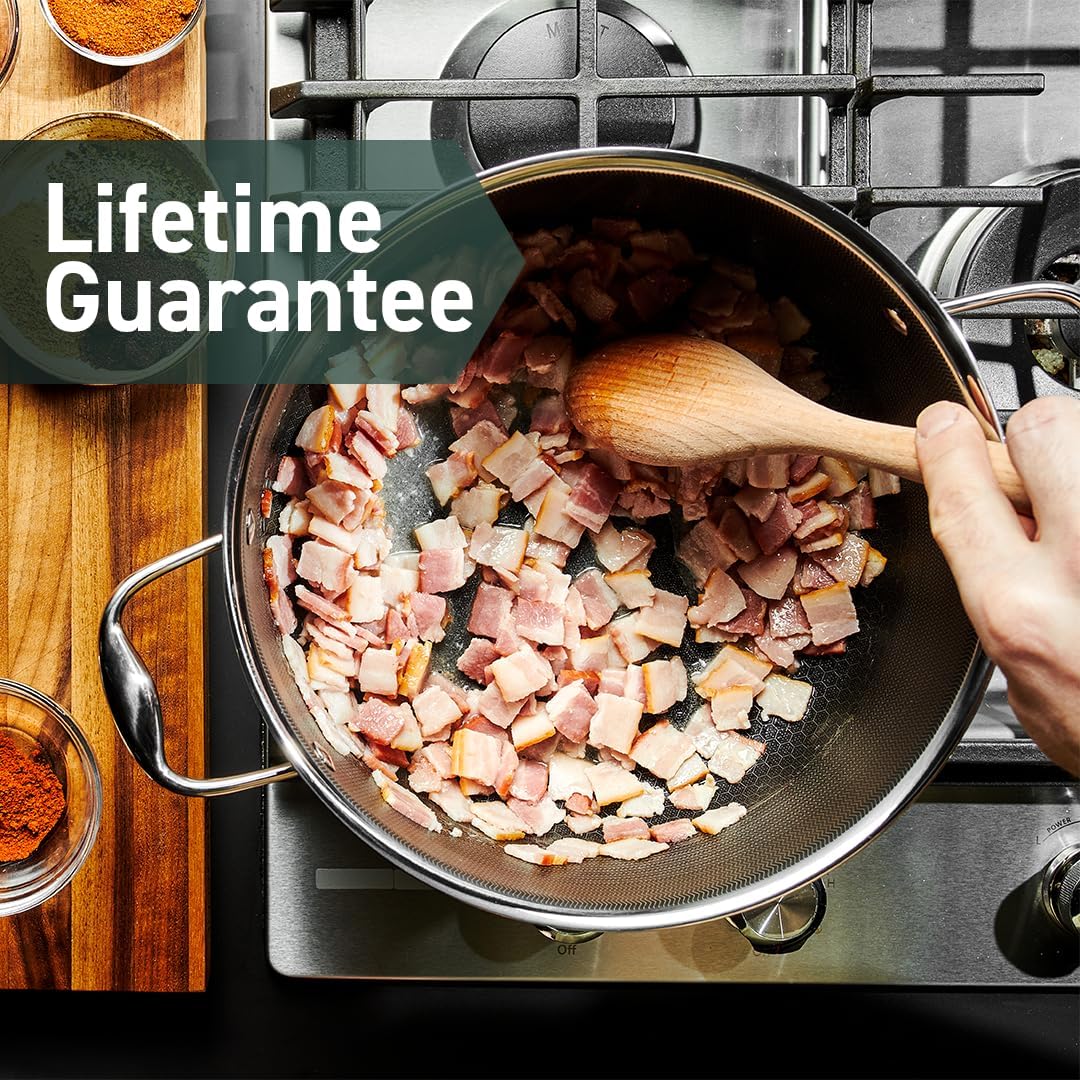 12 Piece Hybrid Stainless Steel Cookware Set with Lids O929