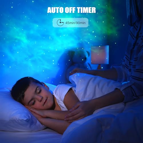 Astronaut Star Projector Night Light with Remote and Timer H43959