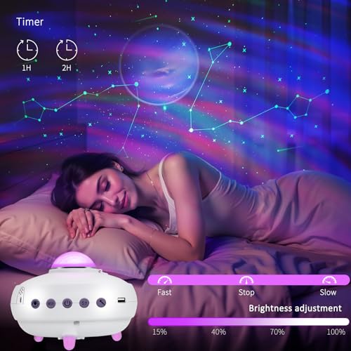 Laser Christmas Projector Lights Outdoor, Red and Green Stars, IP65 Waterproof H73494