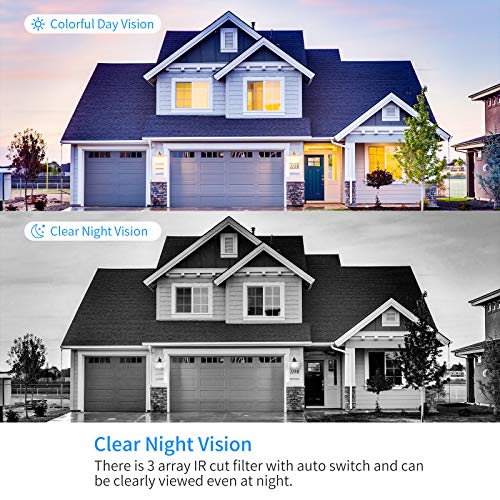 Wireless Security Camera System, 4K NVR, 4Pcs 3MP Night Vision WiFi Cameras D47166