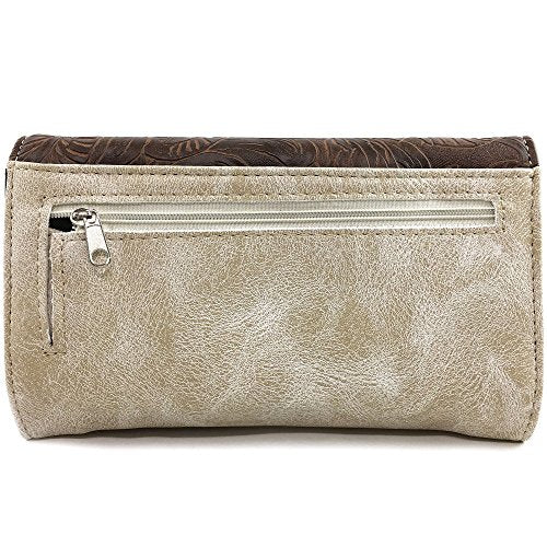Cross Angel Wings Concealed Carry Handbag Purse Crossbody Messenger Bag and Wallet B547041
