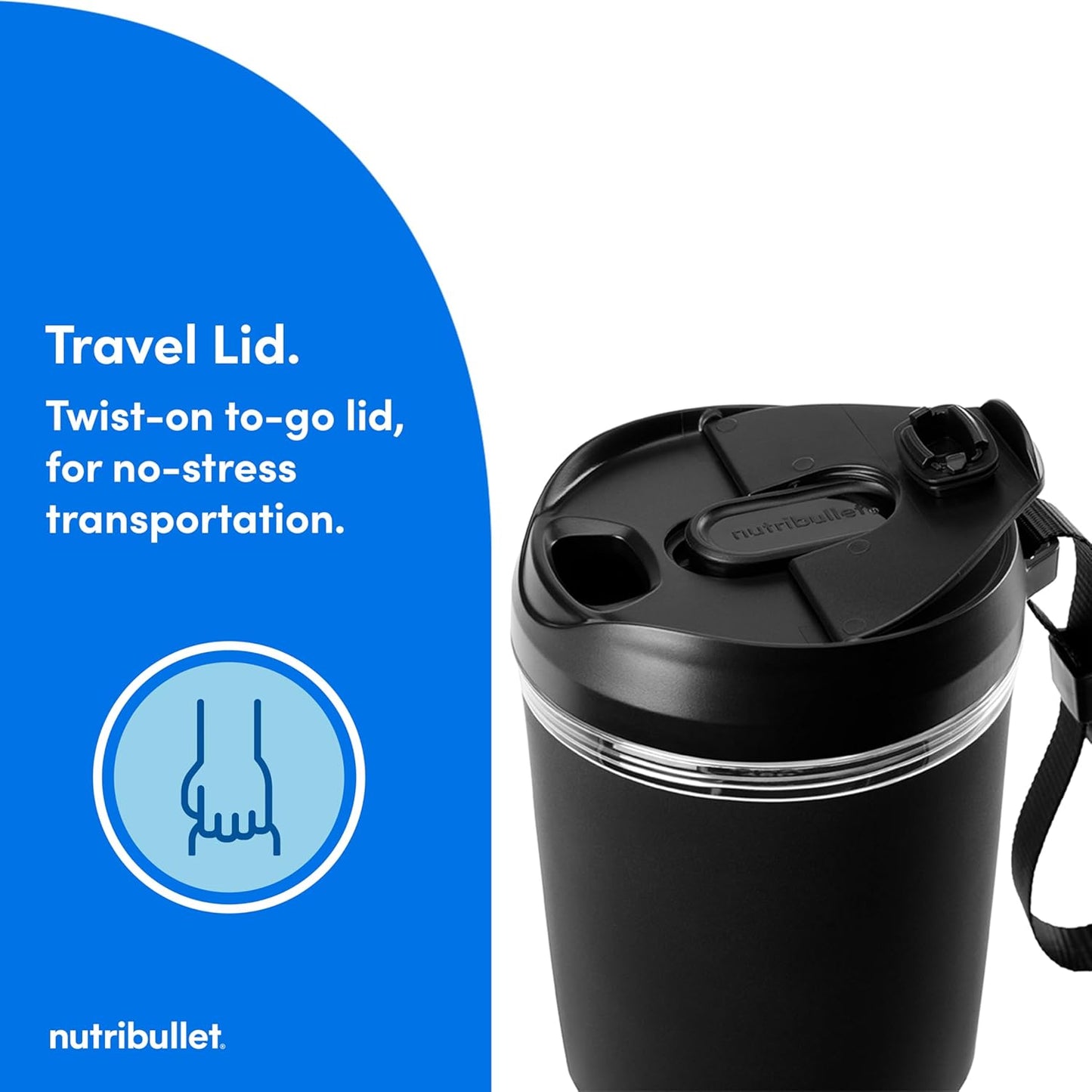 Portable Blender with Tritan Cup, Black W666