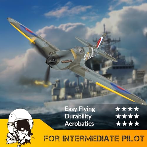 RC Plane 3 Channel Remote Control Airplane Fighter Toy, 2.4GHz 6-axis Gyro, Easy to Fly for Adults Kids Beginners Q215470