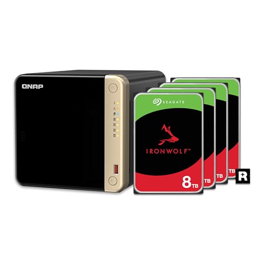 4 Bay Desktop NAS with Intel Celeron Quad-core Processor and Dual 2.5GbE F683073