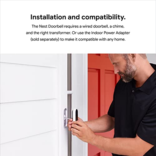 Video Doorbell with 24/7 Streaming, HDR Video, Night Vision, and Person Alerts Q529559
