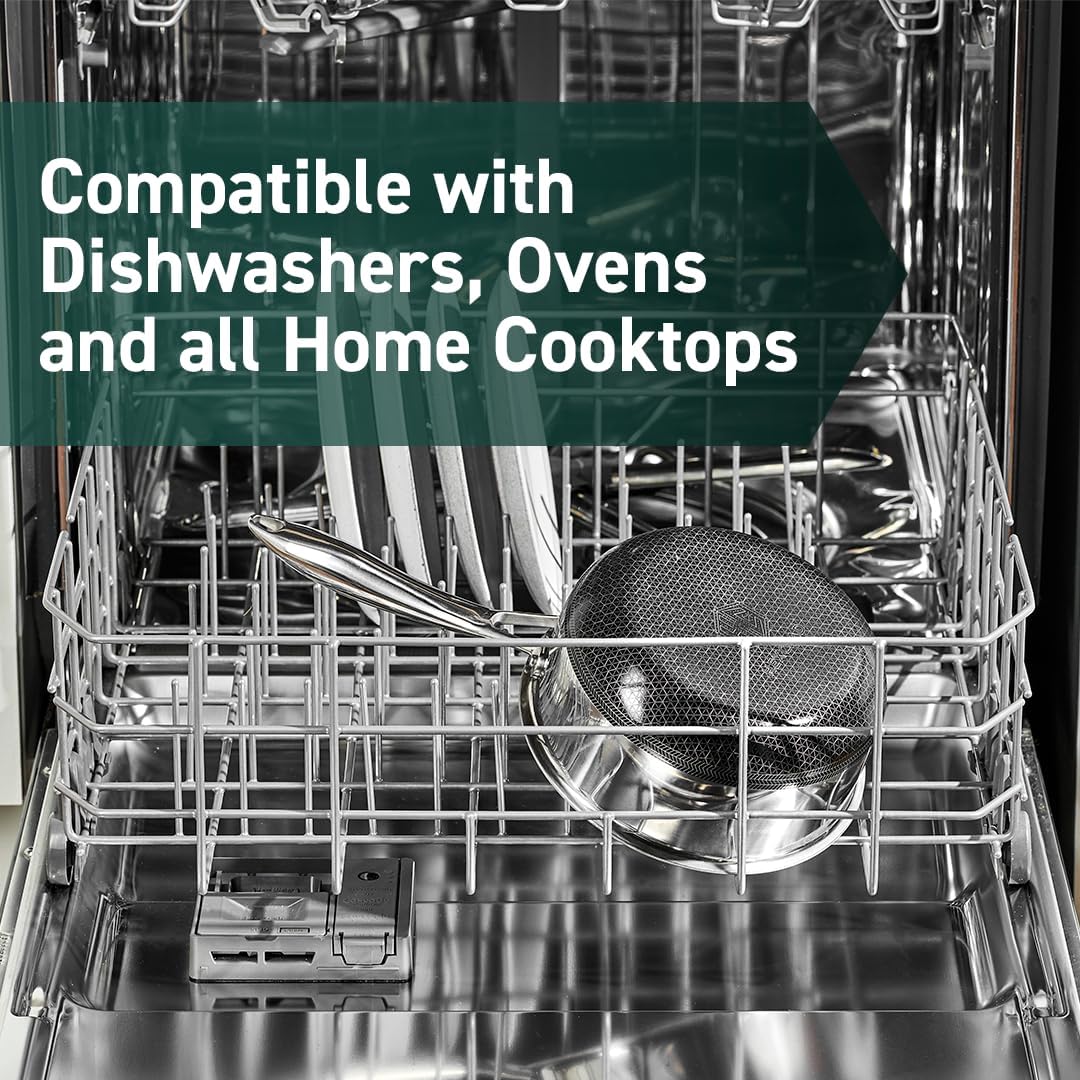12 Piece Hybrid Stainless Steel Cookware Set with Lids O929