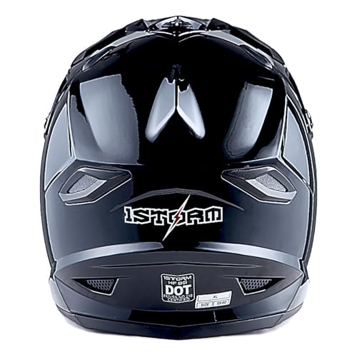 Adult Motocross Helmet Full Face Racing Style Matt Black U258