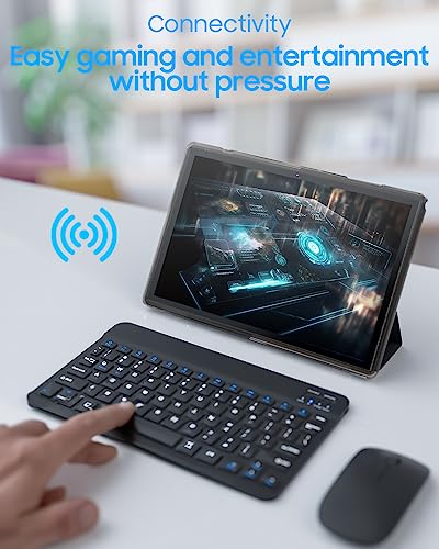 10 inch Android Tablet with Keyboard Case, Mouse and Stylus S658