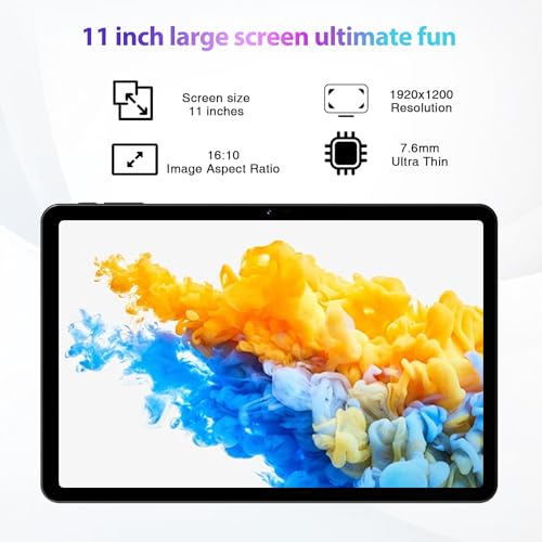 11 Inch 2.4K Display Tablet, 16GB RAM 256GB ROM, 8580mAh Battery B9447