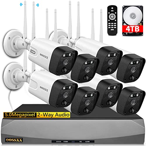 Outdoor Wireless Security Camera System with Two-Way Audio and PIR Detection X6025
