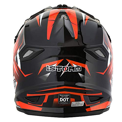 Adult Motocross Helmet Full Face Racing Style Matt Black U258