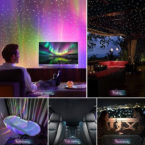 Star Projector with Bluetooth Speaker and White Noise for Bedroom U548539