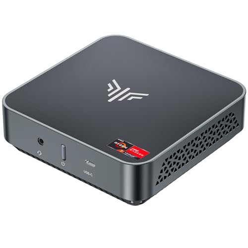 KAMRUI Mini PC Ryzen 7 5700U(8C/16T, up to 4.3GHz), Mini Computer 16GB DDR4 RAM 512GB M.2 2280 NVME SSD Mini PC Gaming, 4K Dual Display Mini Desktop Support WiFi6/BT5.2/Dual Channel