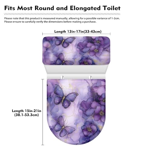 Christmas Toilet Lid and Tank Cover Set for Bathroom Decor Q334993