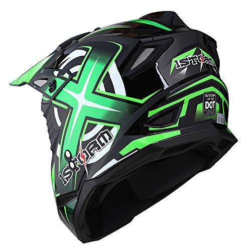 Adult Motocross Helmet Full Face Racing Style Matt Black U258