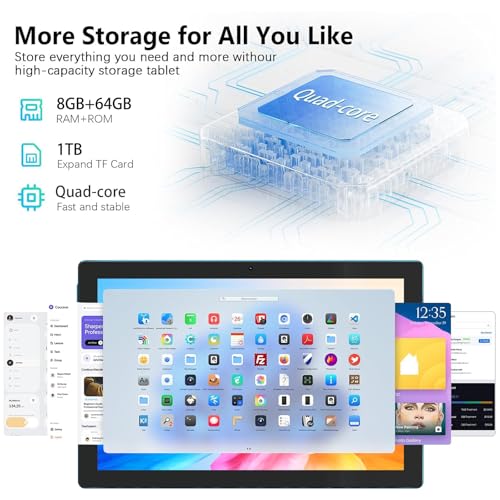 10 Inch Tablet with Keyboard and Stylus H829