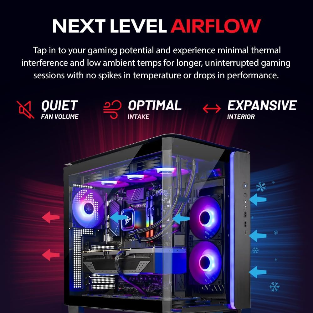 Gaming PC Desktop, Ryzen 7 7700X, RTX 4070 Ti Super, 32GB DDR5, 1TB SSD Z130