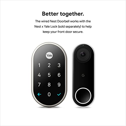 Video Doorbell with 24/7 Streaming, HDR Video, Night Vision, and Person Alerts Q529559