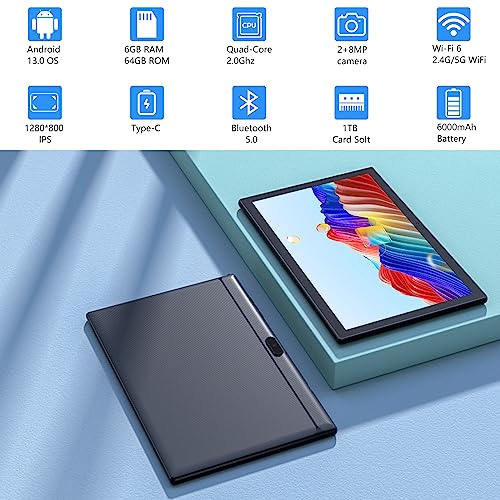 Tablet 10 Inch with Keyboard, Mouse, Case, Stylus, 8GB RAM 64GB ROM K197839