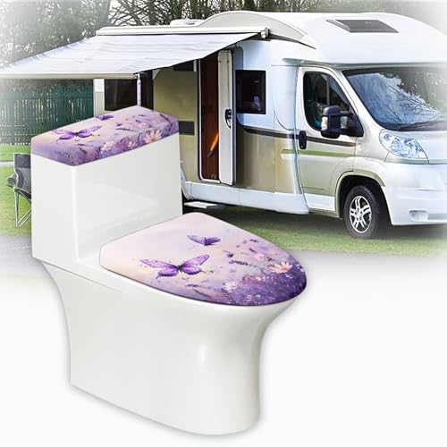 Christmas Toilet Lid and Tank Cover Set for Bathroom Decor Q334993