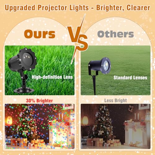 Christmas Laser Lights Projector with RGB Star Show for Indoor Outdoor Decor V477352