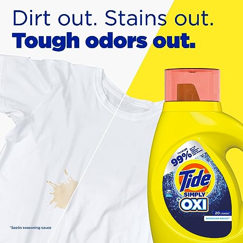 Liquid Laundry Detergent, Refreshing Breeze, 20 Loads L94631