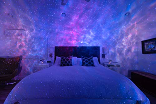 Galaxy Star Projector with LED Nebula Lighting and WiFi App E373277