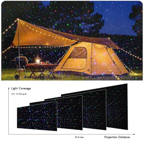 Outdoor Garden Laser Lights Projector, Red Green Blue, Waterproof A835206